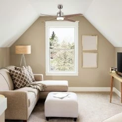 Top 10 ❤️ Sulion Ventilateur de plafond Moteur DC 137cm LED 18W Bois 🌟 -Atmosphera Soldes 8426107154705 4