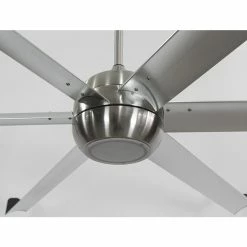 Le moins cher 🧨 Klassfan Ventilateur de plafond DC en argent avec pelles chromées 236cm avec WiFi et gradateur LED 👍 -Atmosphera Soldes 8435525600015 4