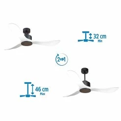 Les meilleures critiques de 🌟 Klassfan Ventilateur de plafond Réversible Thermostat Wifi Moteur à courant continu Toits en pente Télécommande Scénarios Hypersilence Mémoire 😀 -Atmosphera Soldes 8435525600763 4