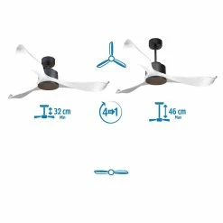 Meilleur prix 💯 Klassfan Ventilateur de plafond Réversible Thermostat Wifi Moteur à courant continu Toits en pente Télécommande Scénarios Adaptateur 2/3 Lames 😍 12 Meilleur prix 💯 Klassfan Ventilateur de plafond Réversible Thermostat Wifi Moteur à courant continu Toits en pente Télécommande Scénarios Adaptateur 2/3 Lames 😍 -Atmosphera Soldes 8435525600770 4