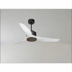 Tout neuf 💯 Klassfan Ventilateur de plafond Réversible Thermostat Wifi Moteur à courant continu Toits en pente Télécommande Scénarios Adaptateur 2/3 Lames 👍 -Atmosphera Soldes 8435525600787 3