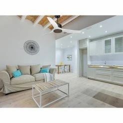 Tout neuf 💯 Klassfan Ventilateur de plafond Réversible Thermostat Wifi Moteur à courant continu Toits en pente Télécommande Scénarios Adaptateur 2/3 Lames 👍 -Atmosphera Soldes 8435525600787 7