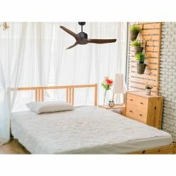 Promo 💯 Klassfan Ventilateur de plafond Réversible Thermostat Wifi Moteur à courant continu Toits en pente Télécommande Scénarios Adaptateur 2/3 Lames ✔️ -Atmosphera Soldes 8435525600824 3