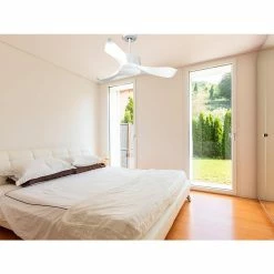 Promo 🌟 Klassfan Ventilateur de plafond Réversible Thermostat Wifi Moteur à courant continu Toits en pente Télécommande Scénarios Adaptateur 2/3 Lames 🤩 -Atmosphera Soldes 8435525600879 6