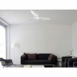 Tout neuf ✨ Klassfan Ventilateur de plafond Réversible Thermostat Wifi Moteur à courant continu Toits en pente Télécommande Scénarios Adaptateur 2/3 Lames 👏 -Atmosphera Soldes 8435525600909 5