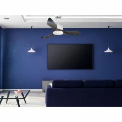 Meilleure vente 🤩 Klassfan Ventilateur de plafond Réversible Thermostat Wifi Moteur à courant continu Toits en pente Télécommande Scénarios Adaptateur 2/3 Lames 🎉 -Atmosphera Soldes 8435525600916 6