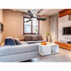 Meilleure vente 🤩 Klassfan Ventilateur de plafond Réversible Thermostat Wifi Moteur à courant continu Toits en pente Télécommande Scénarios Adaptateur 2/3 Lames 🎉 -Atmosphera Soldes 8435525600916 7