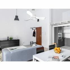 Meilleure affaire 😀 Klassfan Ventilateur de plafond Contrôle Réversible Lumière Thermostat Dimmable Wifi Moteur à courant continu Toits en pente Télécommande Scéna ⭐ -Atmosphera Soldes 8435525601401 4