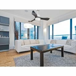 Les meilleures critiques de 😉 Klassfan Ventilateur de plafond Réversible Lumière Thermostat Dimmable Wifi Moteur à courant continu Toits en pente Télécommande Scénarios Lumi ⭐ -Atmosphera Soldes 8435525601456 5