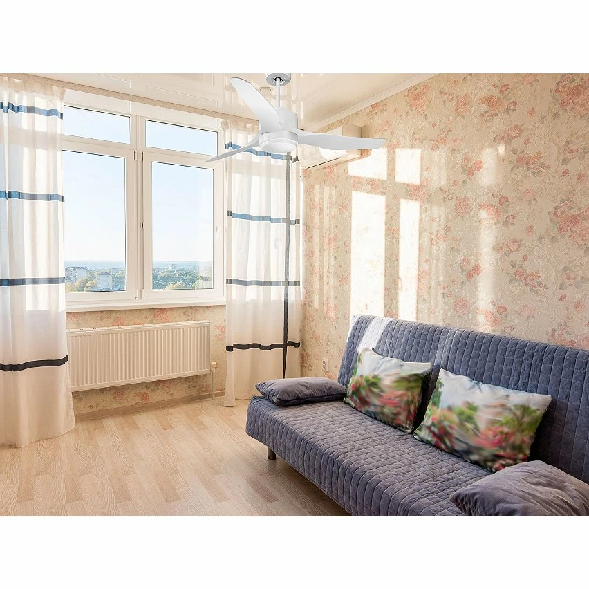 Tout neuf 🎉 Klassfan Ventilateur de plafond Réversible Lumière Thermostat Dimmable Wifi Moteur à courant continu Toits en pente Télécommande Scénarios Lumi 👍 5 Tout neuf 🎉 Klassfan Ventilateur de plafond Réversible Lumière Thermostat Dimmable Wifi Moteur à courant continu Toits en pente Télécommande Scénarios Lumi 👍 – Image 3