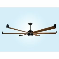 Bon marché 😉 Klassfan Ventilateur de plafond DC pales en bois 236cm avec WiFi et dimmer LED ⭐ -Atmosphera Soldes 8435525602774 5