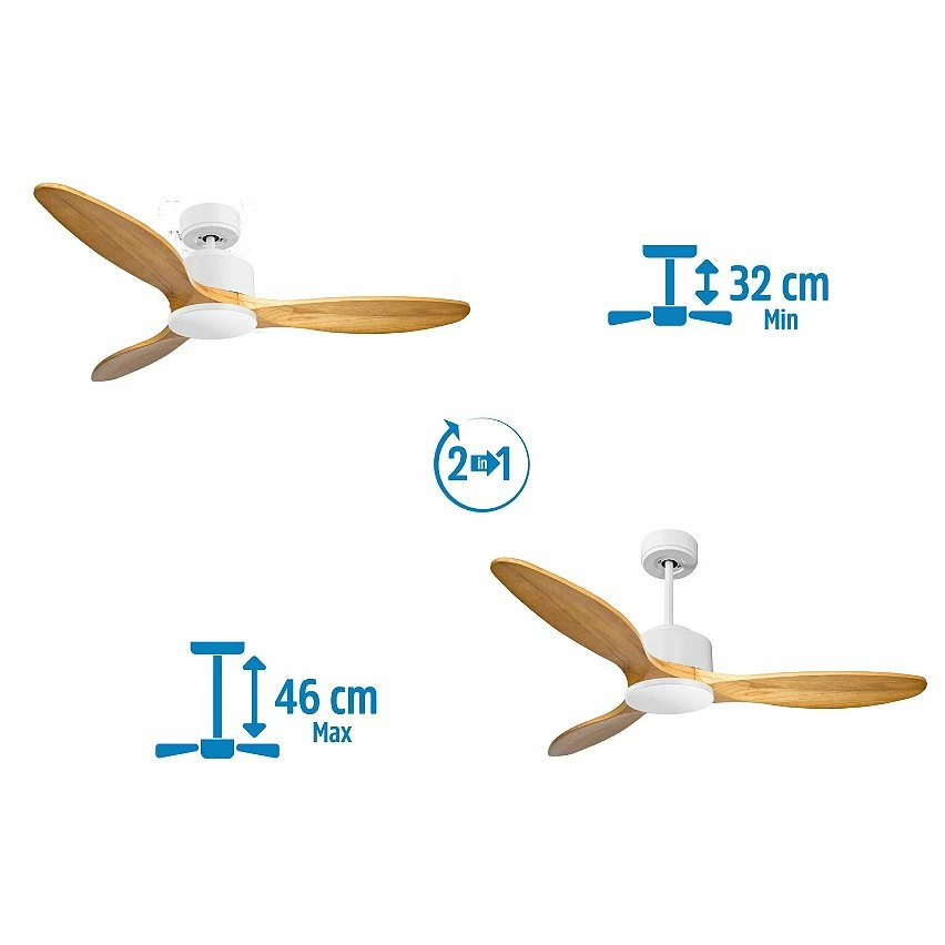 Vente flash đ Klassfan Ventilateur de plafond RĂ©versible Thermostat Wifi Moteur Ă courant continu Toits en pente TĂ©lĂ©commande ScĂ©narios Hypersilence MĂ©moire đ 4 Vente flash đ Klassfan Ventilateur de plafond RĂ©versible Thermostat Wifi Moteur Ă courant continu Toits en pente TĂ©lĂ©commande ScĂ©narios Hypersilence MĂ©moire đ â Image 2