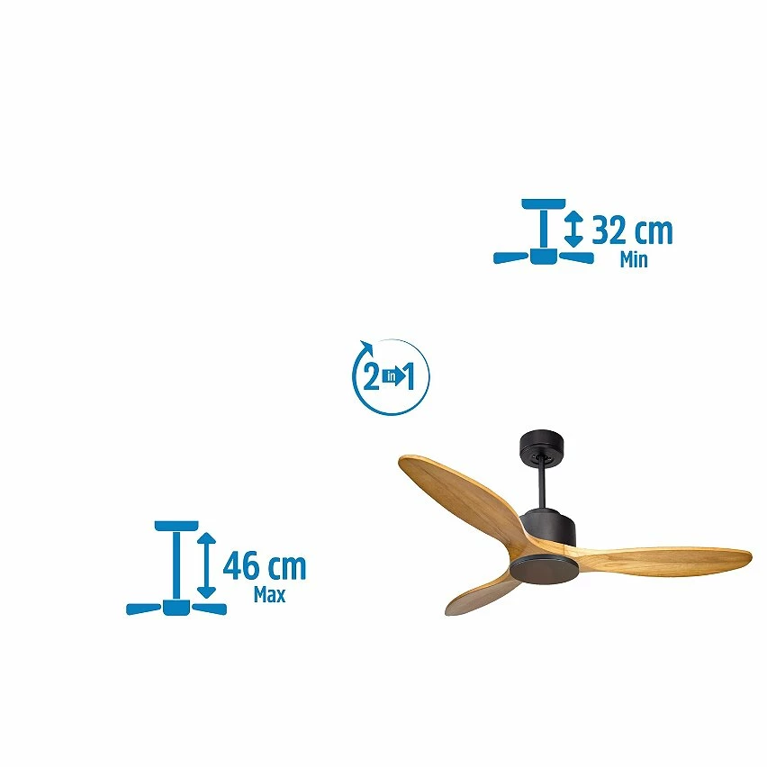 Meilleure vente 😍 Klassfan Ventilateur de plafond Réversible Thermostat Wifi Moteur à courant continu Toits en pente Télécommande Scénarios Hypersilence Mémoire ✔️ 6 Meilleure vente 😍 Klassfan Ventilateur de plafond Réversible Thermostat Wifi Moteur à courant continu Toits en pente Télécommande Scénarios Hypersilence Mémoire ✔️ – Image 4