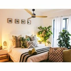 Acheter 😉 Klassfan Ventilateur de plafond Réversible Thermostat Wifi Moteur à courant continu Toits en pente Télécommande Scénarios Hypersilence Mémoire 👏 -Atmosphera Soldes 8435525603658 5