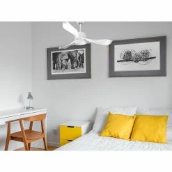 Acheter ✨ Klassfan Ventilateur de plafond Réversible Lumière Thermostat Dimmable Wifi Moteur à courant continu Toits en pente Télécommande Scénarios Lumi 🎉 -Atmosphera Soldes 8435525604709 4