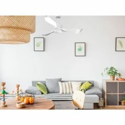 Acheter ✨ Klassfan Ventilateur de plafond Réversible Lumière Thermostat Dimmable Wifi Moteur à courant continu Toits en pente Télécommande Scénarios Lumi 🎉 -Atmosphera Soldes 8435525604709 7