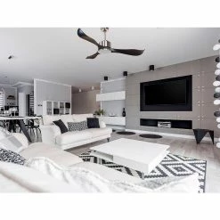 Grosses soldes 🥰 Klassfan Ventilateur de plafond Réversible Thermostat Wifi Moteur à courant continu Toits en pente Télécommande Scénarios Adaptateur 2/3 Lames 🌟 -Atmosphera Soldes 8435525604846 5