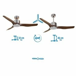 Les meilleures critiques de ⌛ Klassfan Ventilateur de plafond Réversible Thermostat Wifi Moteur à courant continu Toits en pente Télécommande Scénarios Adaptateur 2/3 Lames 🎉 -Atmosphera Soldes 8435525604860 4