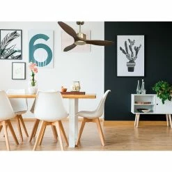 Meilleur prix 🎉 Klassfan Ventilateur de plafond Réversible Thermostat Wifi Moteur à courant continu Toits en pente Télécommande Scénarios Hypersilence Mémoire 🔔 -Atmosphera Soldes 8435525604969 5