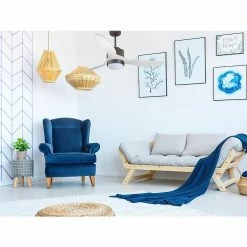 Sortie 😉 Klassfan Ventilateur de plafond Réversible Lumière Thermostat Dimmable Wifi Moteur à courant continu Toits en pente Télécommande Scénarios Lumi ⌛ -Atmosphera Soldes 8435525606710 7