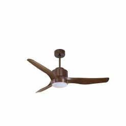 Tout neuf 🔥 Klassfan Ventilateur de plafond Réversible Lumière Thermostat Dimmable Wifi Moteur à courant continu Toits en pente Télécommande Scénarios Lumi 🤩