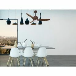 Tout neuf 🔥 Klassfan Ventilateur de plafond Réversible Lumière Thermostat Dimmable Wifi Moteur à courant continu Toits en pente Télécommande Scénarios Lumi 🤩 -Atmosphera Soldes 8435525607458 5