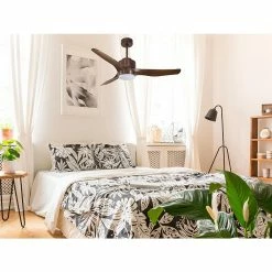 Tout neuf 🔥 Klassfan Ventilateur de plafond Réversible Lumière Thermostat Dimmable Wifi Moteur à courant continu Toits en pente Télécommande Scénarios Lumi 🤩 -Atmosphera Soldes 8435525607458 6