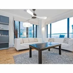 De gros 🤩 Klassfan Ventilateur de plafond Réversible Thermostat Wifi Moteur à courant continu Toits en pente Télécommande Scénarios Adaptateur 2/3 Lames 🌟 -Atmosphera Soldes 8435525607526 5