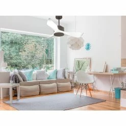 Offres 🔔 Klassfan Ventilateur de plafond Réversible Thermostat Wifi Moteur à courant continu Toits en pente Télécommande Scénarios Adaptateur 2/3 Lames ⭐ -Atmosphera Soldes 8435525607540 7