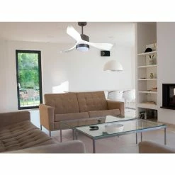 Bon marché 🛒 Klassfan Ventilateur de plafond Réversible Lumière Thermostat Dimmable Wifi Moteur à courant continu Toits en pente Télécommande Scénarios Lumi 💯 12 Bon marché 🛒 Klassfan Ventilateur de plafond Réversible Lumière Thermostat Dimmable Wifi Moteur à courant continu Toits en pente Télécommande Scénarios Lumi 💯 -Atmosphera Soldes 8435525607557 4