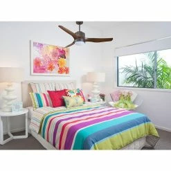 Tout neuf 😍 Klassfan Ventilateur de plafond Réversible Lumière Thermostat Dimmable Wifi Moteur à courant continu Toits en pente Télécommande Scénarios Lumi 👏 -Atmosphera Soldes 8435525607571 5