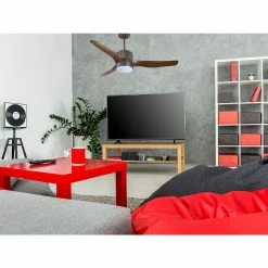 Tout neuf 😍 Klassfan Ventilateur de plafond Réversible Lumière Thermostat Dimmable Wifi Moteur à courant continu Toits en pente Télécommande Scénarios Lumi 👏 -Atmosphera Soldes 8435525607571 6