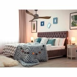 Nouveau 🌟 Klassfan Ventilateur de plafond Réversible Thermostat Wifi Moteur à courant continu Toits en pente Télécommande Scénarios Adaptateur 2/3 Lames ✔️ -Atmosphera Soldes 8435525607588 6