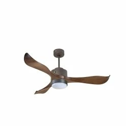 De gros đ Klassfan Ventilateur de plafond RĂ©versible LumiĂšre Thermostat Dimmable Wifi Moteur Ă courant continu Toits en pente TĂ©lĂ©commande ScĂ©narios Lumi â