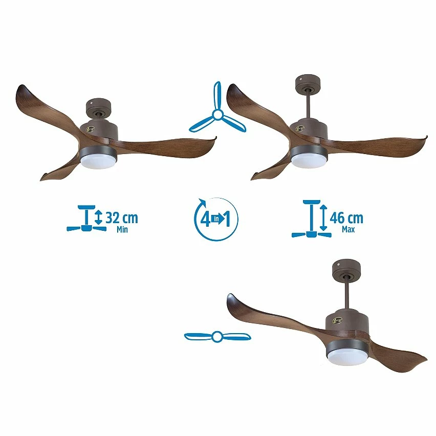 De gros đ Klassfan Ventilateur de plafond RĂ©versible LumiĂšre Thermostat Dimmable Wifi Moteur Ă courant continu Toits en pente TĂ©lĂ©commande ScĂ©narios Lumi â 5 De gros đ Klassfan Ventilateur de plafond RĂ©versible LumiĂšre Thermostat Dimmable Wifi Moteur Ă courant continu Toits en pente TĂ©lĂ©commande ScĂ©narios Lumi â â Image 3
