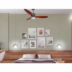 Tout neuf 👏 Klassfan Ventilateur de plafond Réversible Lumière Thermostat Dimmable Wifi Moteur à courant continu Toits en pente Télécommande Scénarios Lumi 👍 -Atmosphera Soldes 8435525607625 3