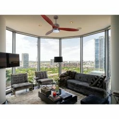 Budget ⭐ Klassfan Ventilateur de plafond Réversible Lumière Thermostat Dimmable Wifi Moteur à courant continu Toits en pente Télécommande Scénarios Lumi 😀 -Atmosphera Soldes 8435525607649 6