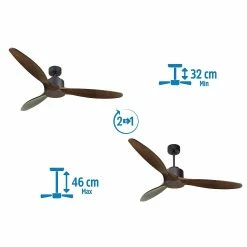 Remise ✨ Klassfan Ventilateur de plafond Réversible Thermostat Wifi Moteur à courant continu Toits en pente Télécommande Scénarios Hypersilence Mémoire 💯 -Atmosphera Soldes 8435525608516 4