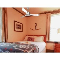 Tout neuf 🎁 Klassfan Ventilateur de plafond Réversible Thermostat Wifi Moteur à courant continu Toits en pente Télécommande Scénarios Adaptateur 2/3 Lames 🛒 -Atmosphera Soldes 8435525608677 5