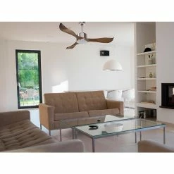 Remise 🎁 Klassfan Ventilateur de plafond Réversible Thermostat Wifi Moteur à courant continu Toits en pente Télécommande Scénarios Adaptateur 2/3 Lames 🤩 -Atmosphera Soldes 8435525608684 6