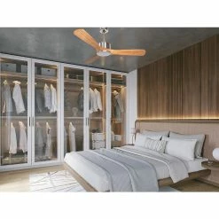 Nouveau 🌟 Klassfan Ventilateur de plafond Réversible Thermostat Wifi Moteur à courant continu Toits en pente Télécommande Scénarios Hypersilence Mémoire ✔️ -Atmosphera Soldes 8435525608714 6