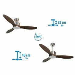 Top 10 🔥 Klassfan Ventilateur de plafond Réversible Thermostat Wifi Moteur à courant continu Toits en pente Télécommande Scénarios Hypersilence Mémoire ✔️ -Atmosphera Soldes 8435525608738 4