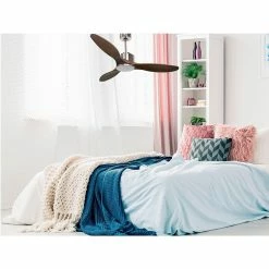 Meilleure vente ⭐ Klassfan Ventilateur de plafond Réversible Thermostat Wifi Moteur à courant continu Toits en pente Télécommande Scénarios Hypersilence Mémoire 🌟 -Atmosphera Soldes 8435525608752 5