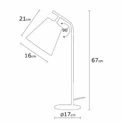 Les meilleures critiques de 💯 Homemania Lampe de table Way Surf - Noir - 17x17x67 cm ⭐ -Atmosphera Soldes 8681515563154 3