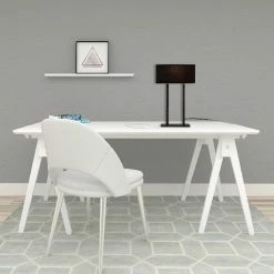 Budget 🌟 Homemania Lampe de Bureau Way Surf III - Noir - 35 x 15 x 52 cm 🧨 -Atmosphera Soldes 8681515563369 3