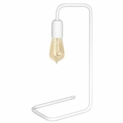 Promo 🔔 Homemania Lampe de Bureau Scorpius White - Blanc - 23 x 15,5 x 43 cm ⌛