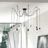 Acheter 🥰 HOMEMANIA Lampe à Suspension Wire - Noir - 180 x 180 x 93 cm 🧨 -Atmosphera Soldes 8681847125426 1