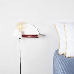 Promo đ HOMEMANIA Lampe Murale Shelfie - Blanc - 30 x 15 x 15 cm â 9 Promo đ HOMEMANIA Lampe Murale Shelfie - Blanc - 30 x 15 x 15 cm â -Atmosphera Soldes 8681847125471 4