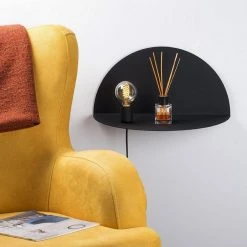 Les meilleures critiques de 🔔 HOMEMANIA Lampe Murale Shelfie - Noir - 50 x 25 x 25 cm 🥰 -Atmosphera Soldes 8681847125525 3