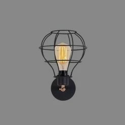 Grosses soldes 🤩 HOMEMANIA Lampe Murale Dropy - Noir - 23 x 20 x 32 cm 🎉 -Atmosphera Soldes 8681847142034 4